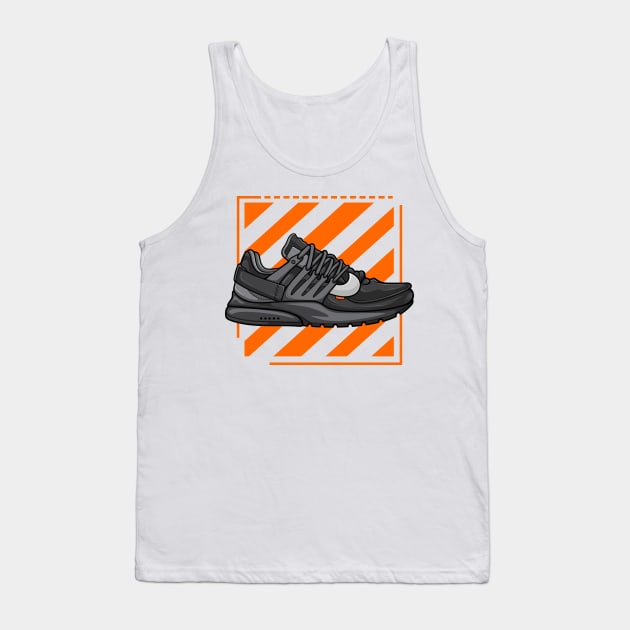 Presto OFW Black Retro Sneaker Tank Top by milatees